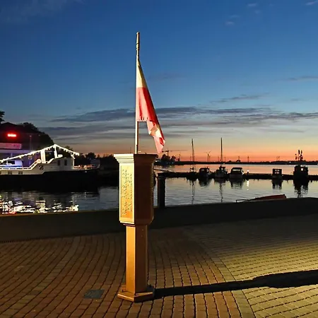 Apartament Ahoy Przy Plazy Z Widokiem Na Morze Puck